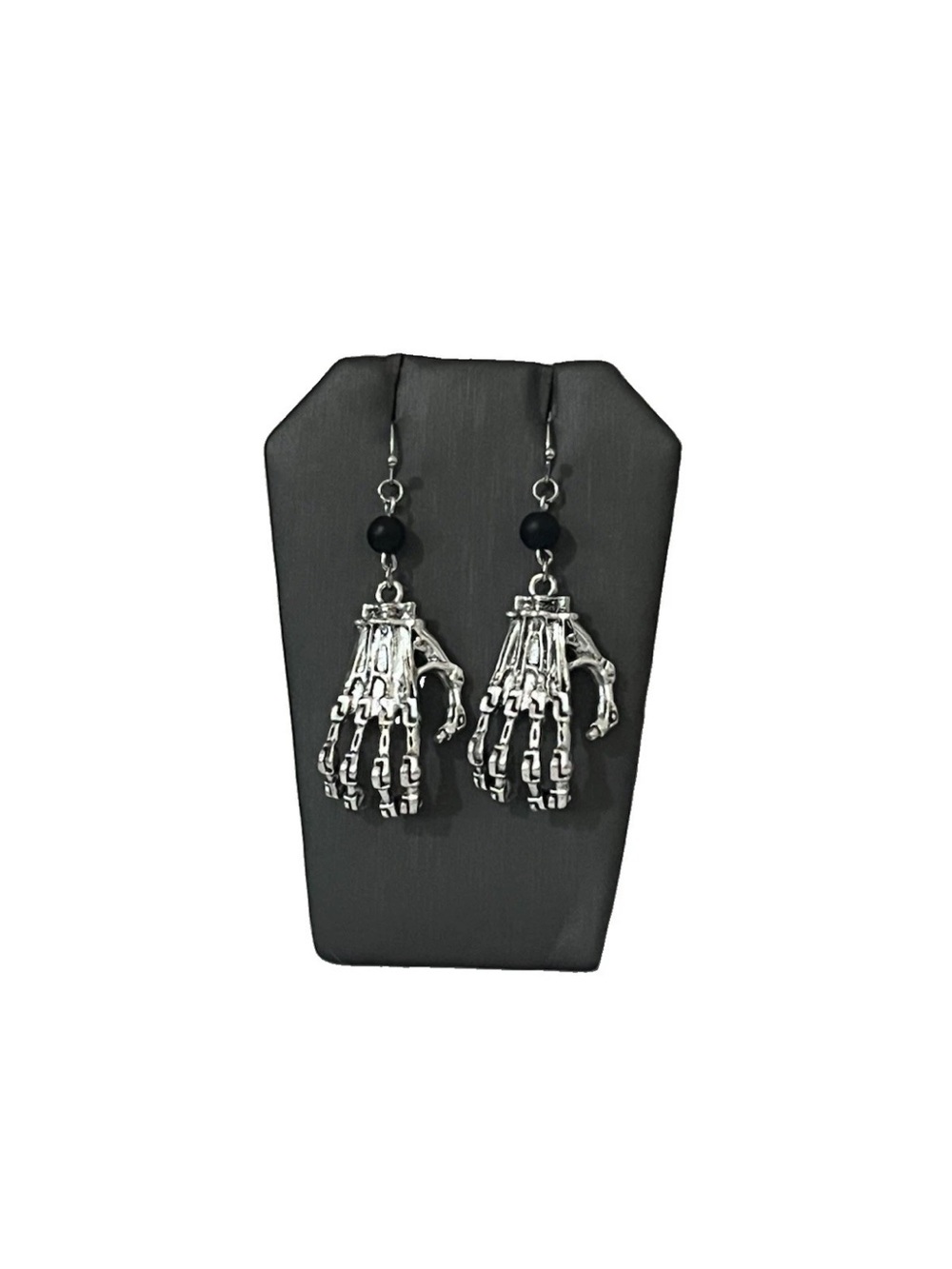 Halloween Earring Lot 4 Pairs Bat Witch Skeleton And Fangs. Spooky Goth Jewelry - Picture 2 of 5